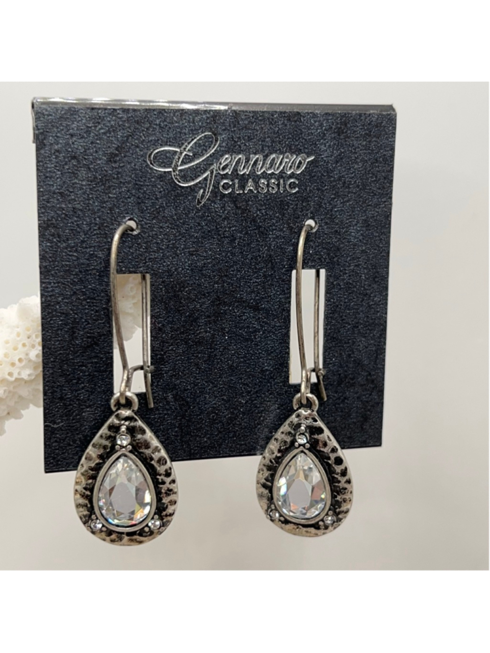Gennaro crystal dangle earrings